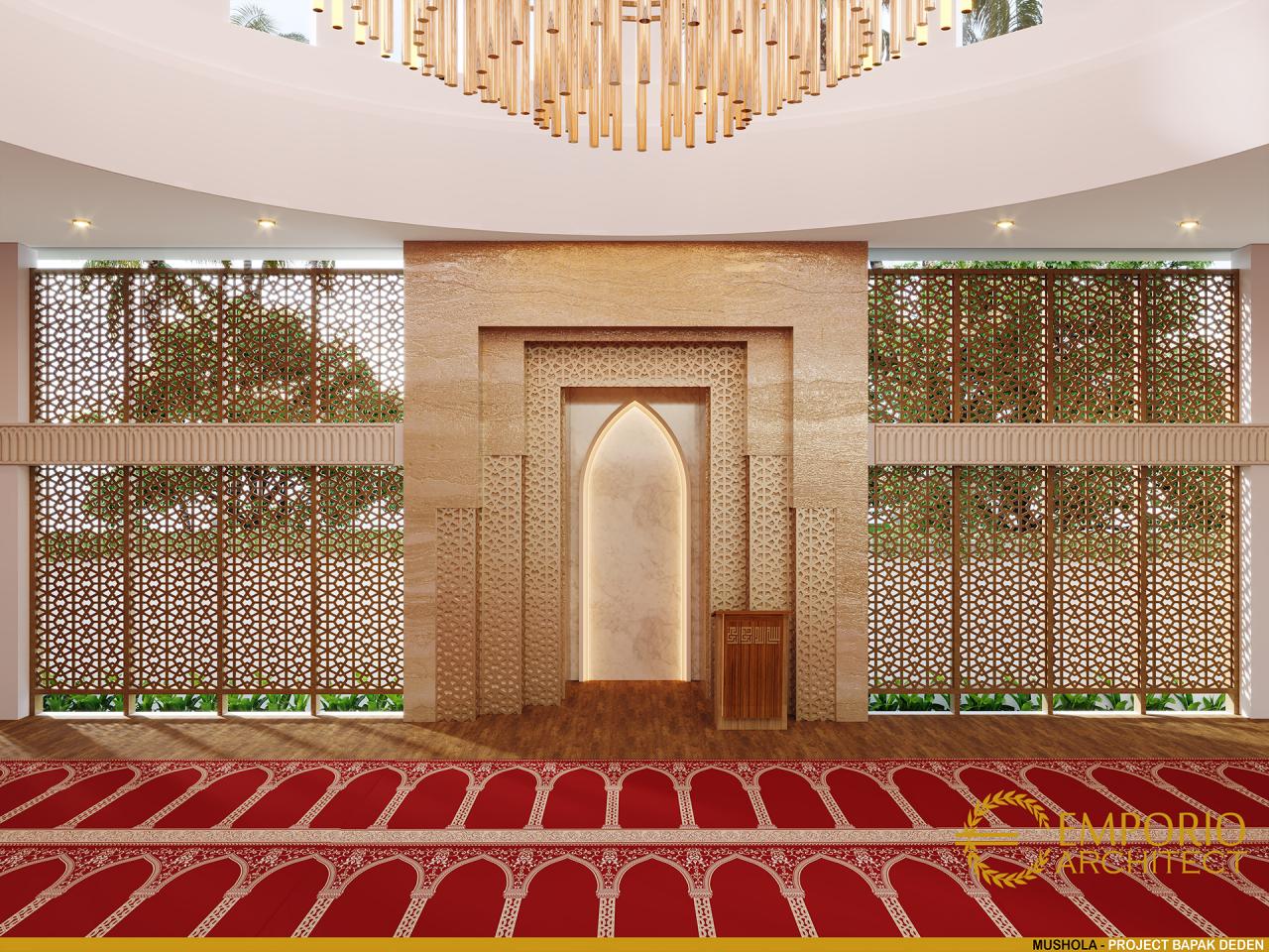 Desain Mushola 1 Masjid Modern 1 Lantai Jamie Al Minah di Cikarang, Bekasi, Jawa Barat 3