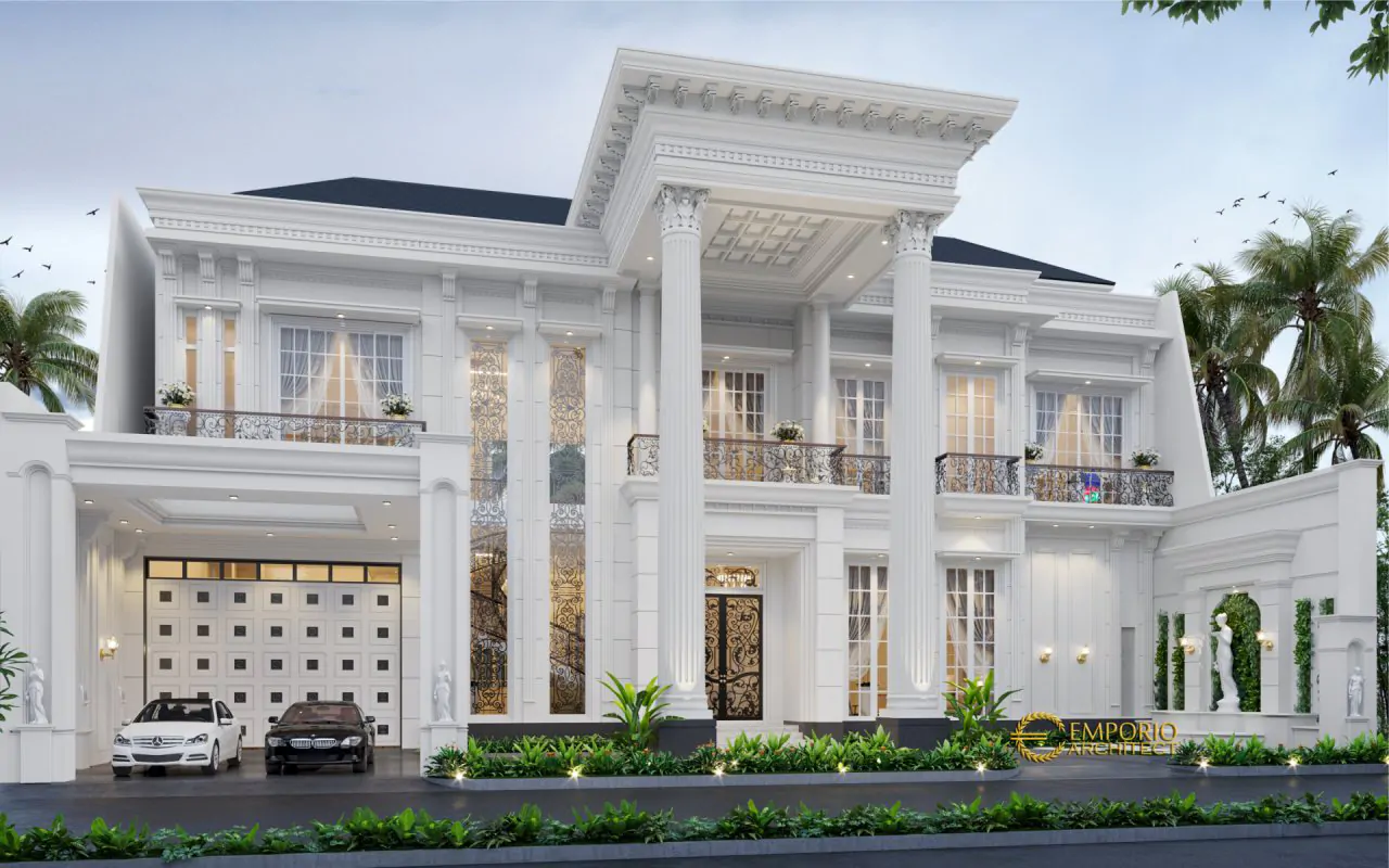 Desain Rumah Classic 2 Lantai Bapak Iwan di Cinere, Depok 6996