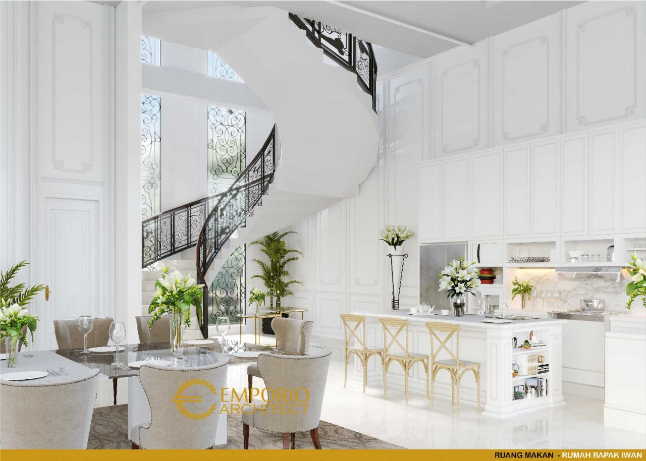 Desain Ruang Makan Rumah Bapak Iwan di Cinere, Depok 5