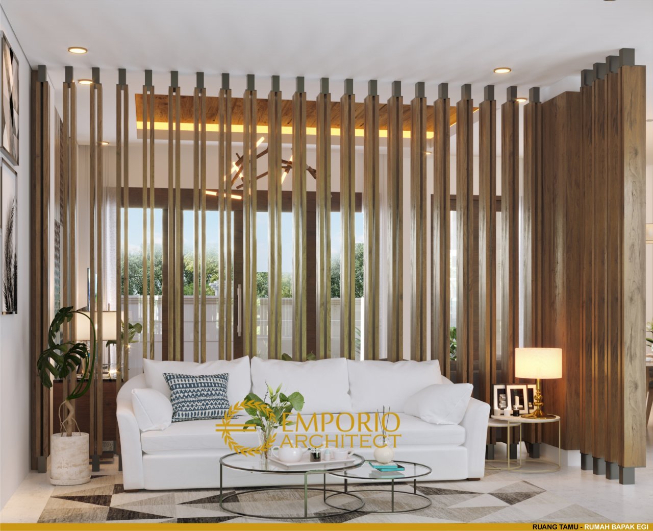 Desain Ruang Tamu Rumah Bapak Egi di Denpasar, Bali 3