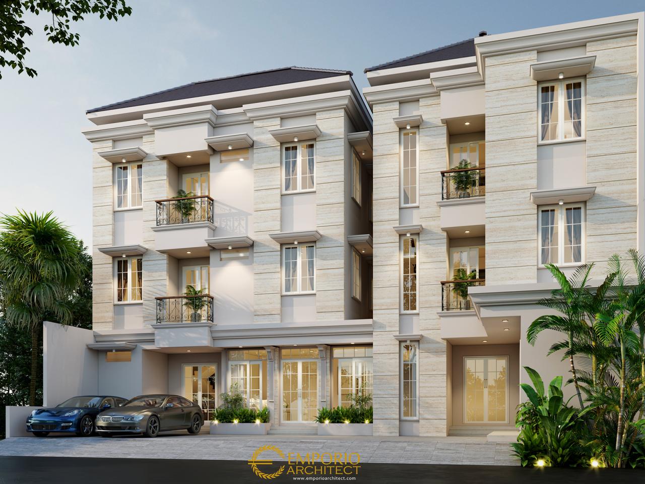 Desain Exterior Kost Classic 3 Lantai Ibu Lusi di Depok 1