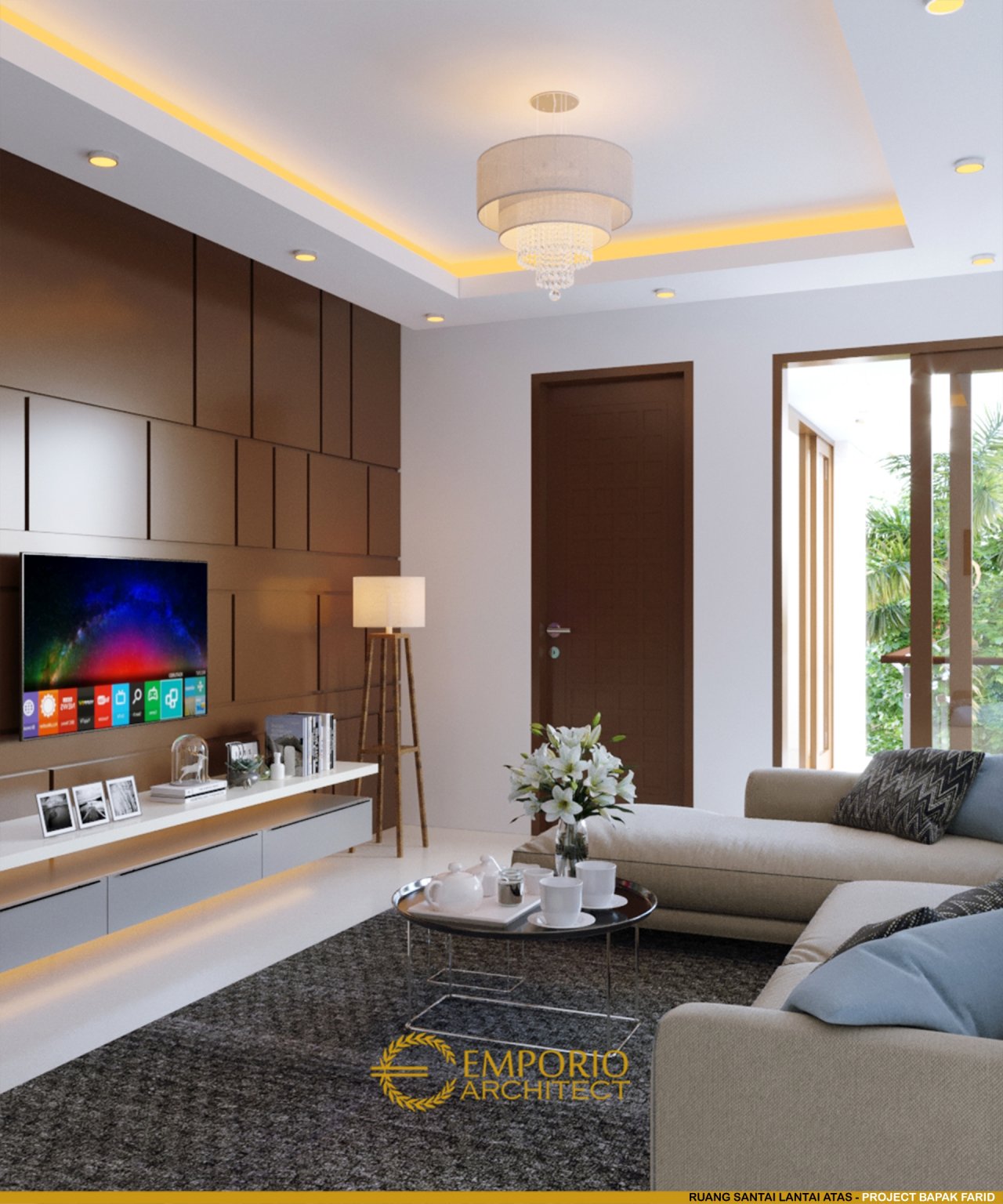 Desain Ruang Santai Rumah Bapak Farid di Depok, Jawa Barat 7
