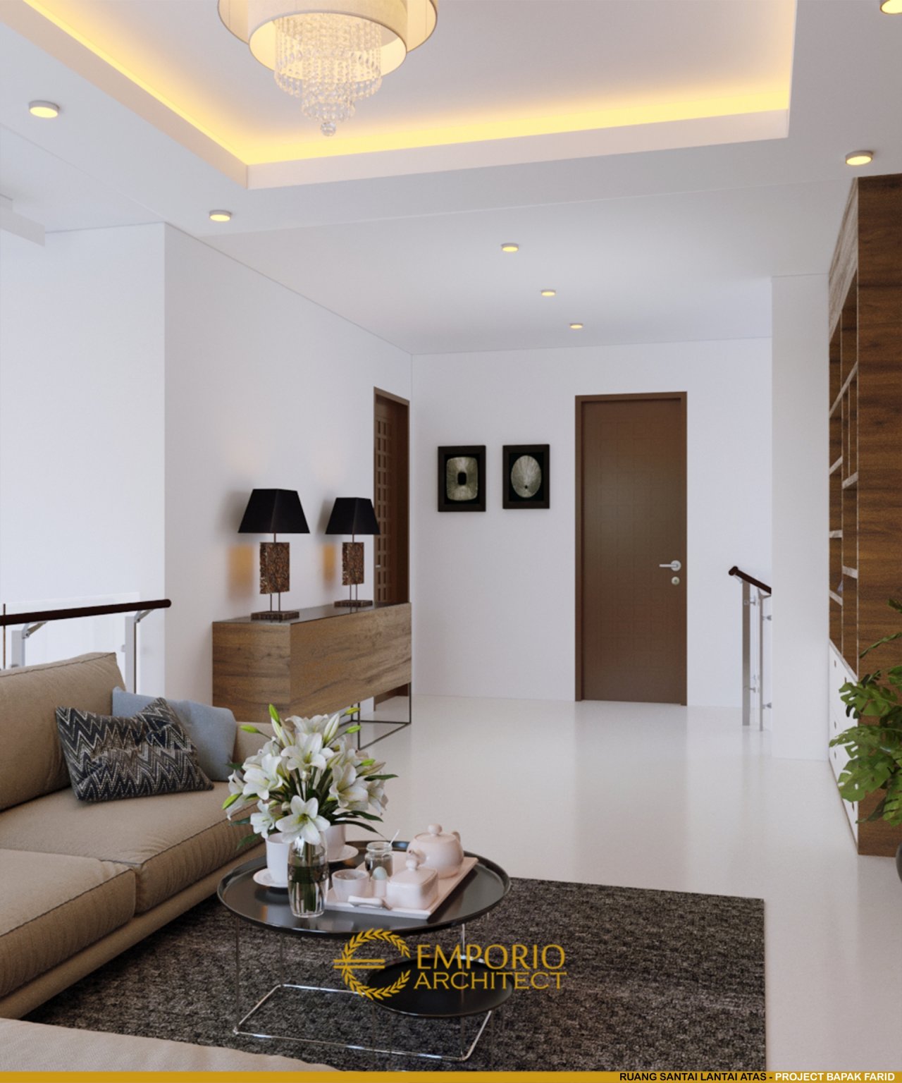 Desain Ruang Santai Rumah Bapak Farid di Depok, Jawa Barat 8
