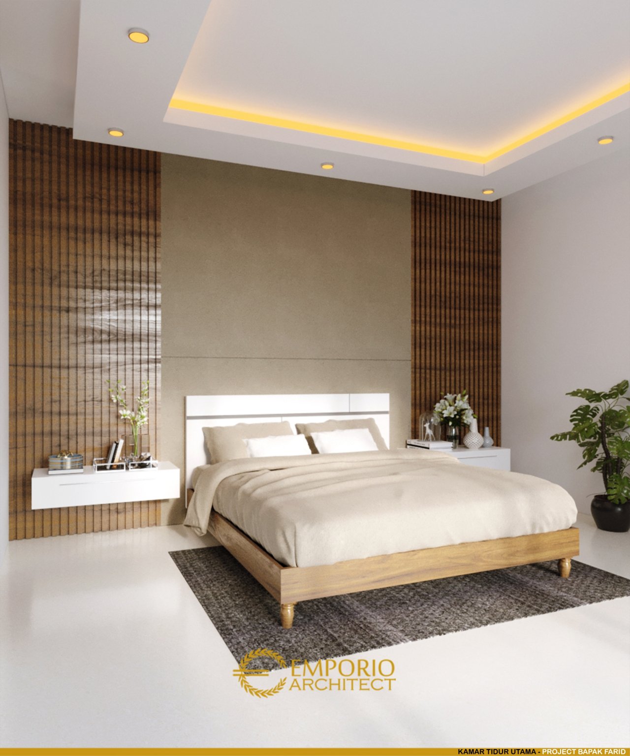 Desain Kamar Tidur Rumah Bapak Farid di Depok, Jawa Barat 9