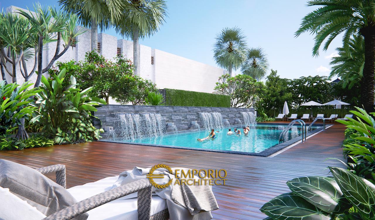 Desain Exterior 6 Cluster Villa Bali 1 Lantai Kaliska di Karawang, Jawa Barat 6