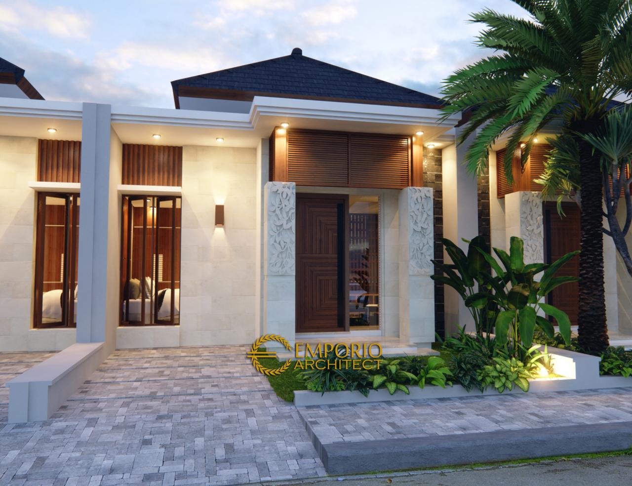 Desain Exterior 2 Cluster Villa Bali 1 Lantai Kaliska di Karawang, Jawa Barat 2