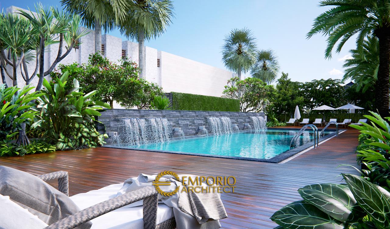 Desain Exterior 5 Cluster Villa Bali 1 Lantai Kaliska di Karawang, Jawa Barat 5
