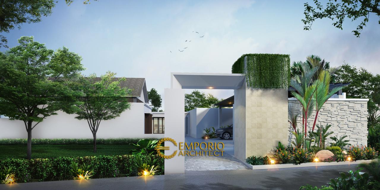 Desain Exterior Gudang Modern 1 Lantai Bapak Kennedy di Bekasi 1
