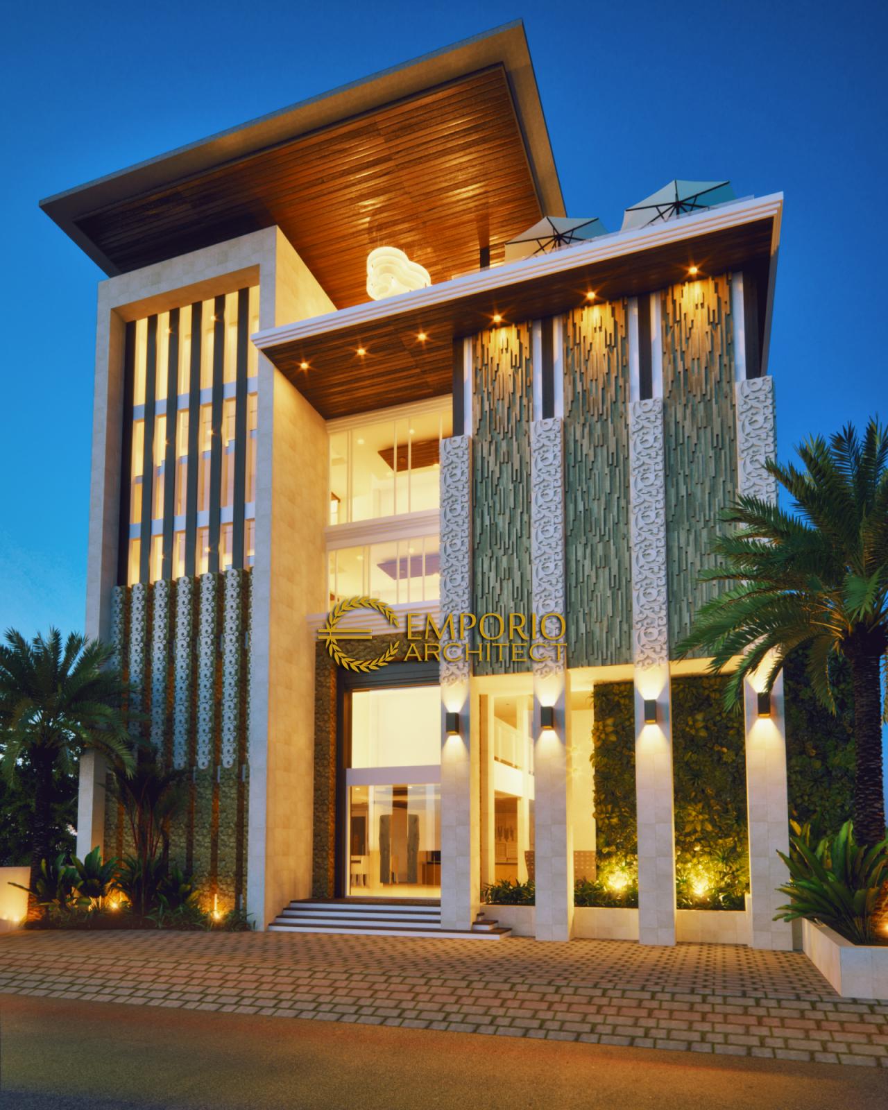 Ar Rayyan Modern Hotel 4 Floors Design Kerobokan Bali 10877 Front Ar Rayyan Modern Hotel 4 Floors Design Kerobokan Bali 10877 Front