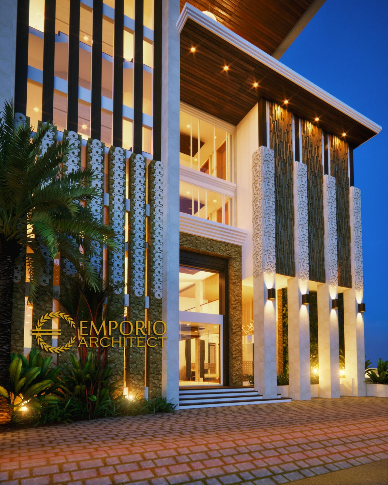 Desain Exterior 2 Hotel Modern 4 Lantai Ar Rayyan di Kerobokan, Bali 2