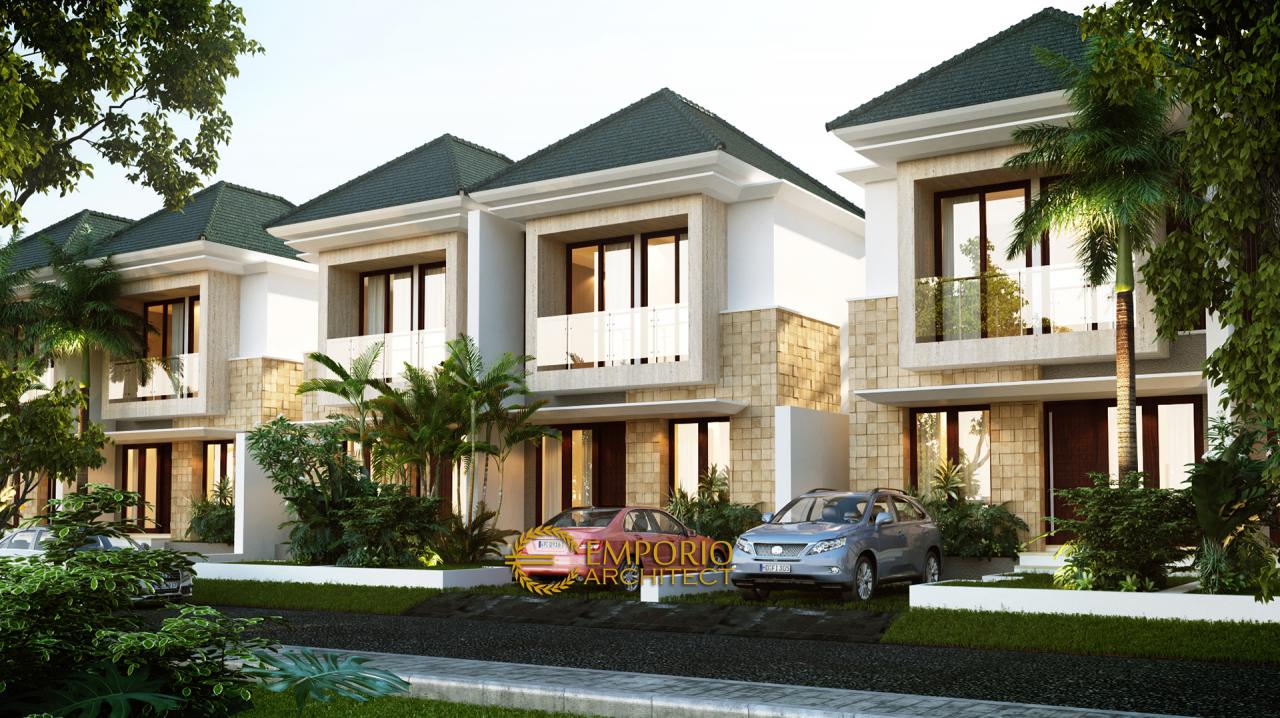 Desain Exterior 1 Grand Mekarsari Residence Modern 2 Lantai di Cibubur, Jakarta Timur 1