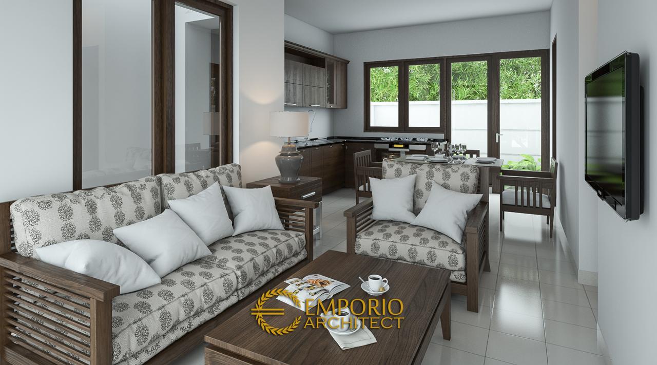 Desain Interior 7 Perumahan Lippo Style Villa Bali 1 Lantai di Carita, Banten 11