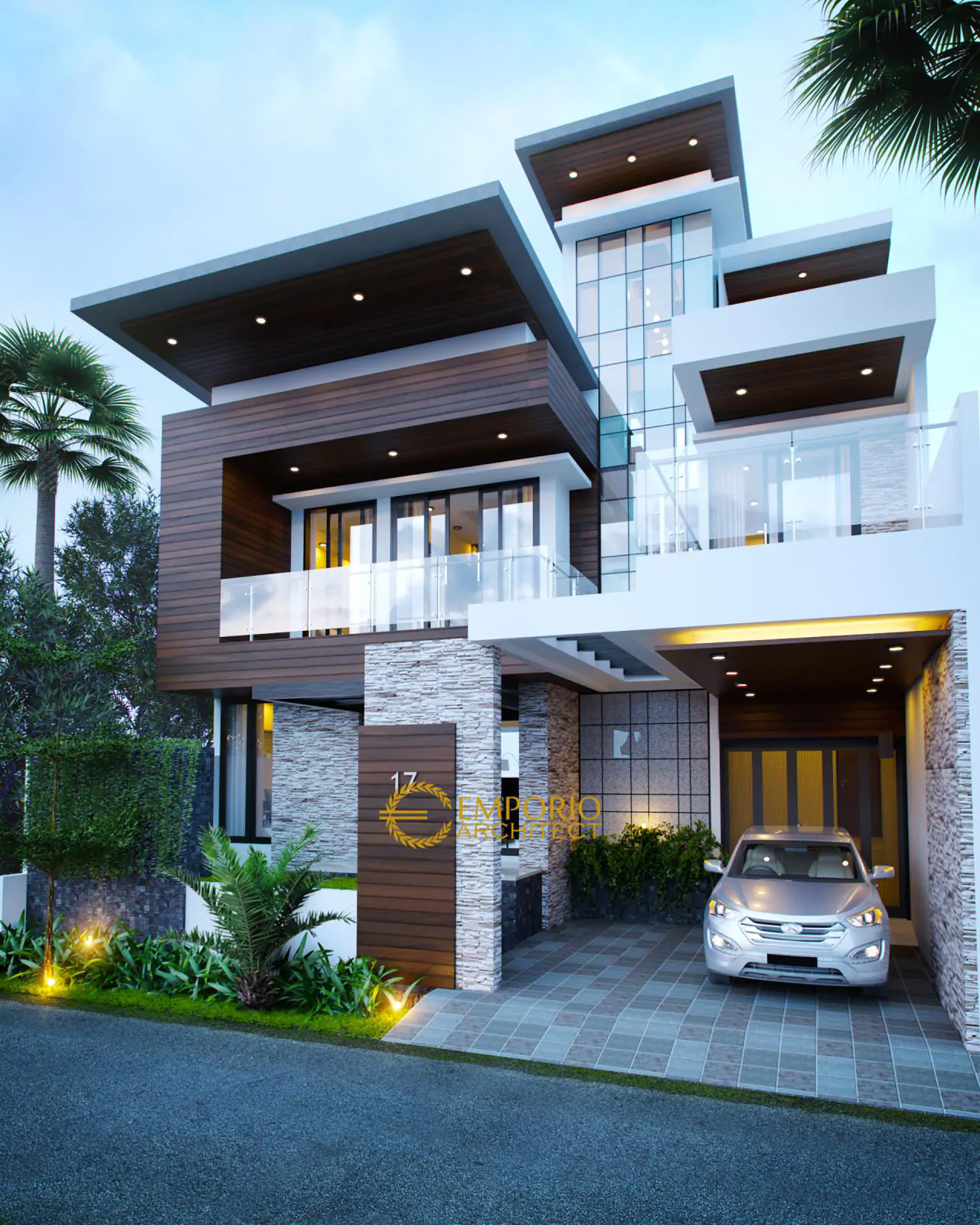 Desain Rumah Modern 2 Lantai Keluarga Bapak Andrika di Tangerang 7708