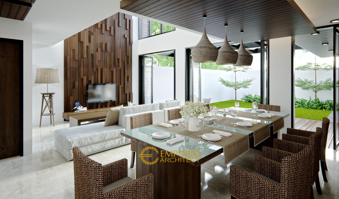 Desain Ruang Keluarga dan Ruang Makan Rumah Keluarga Bapak Andrika di Tangerang 3