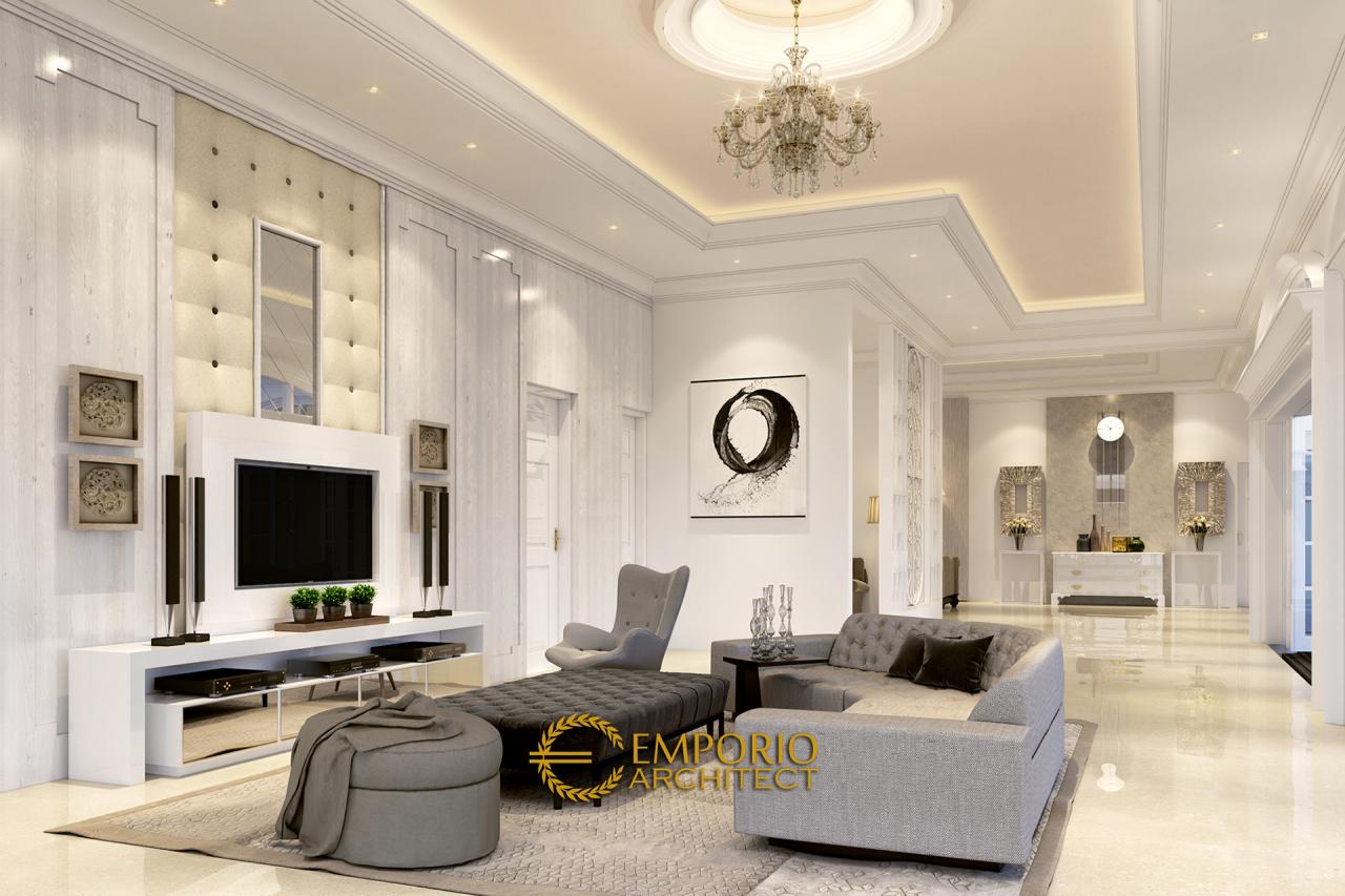 Desain Ruang Keluarga Rumah Classic 1 Lantai Bapak Agus di Bangka 3