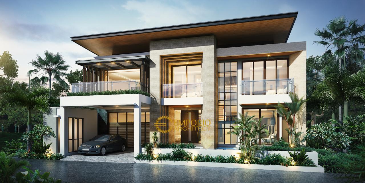 Desain Rumah Modern 2 Lantai Bapak Ahdianto di Jakarta 1