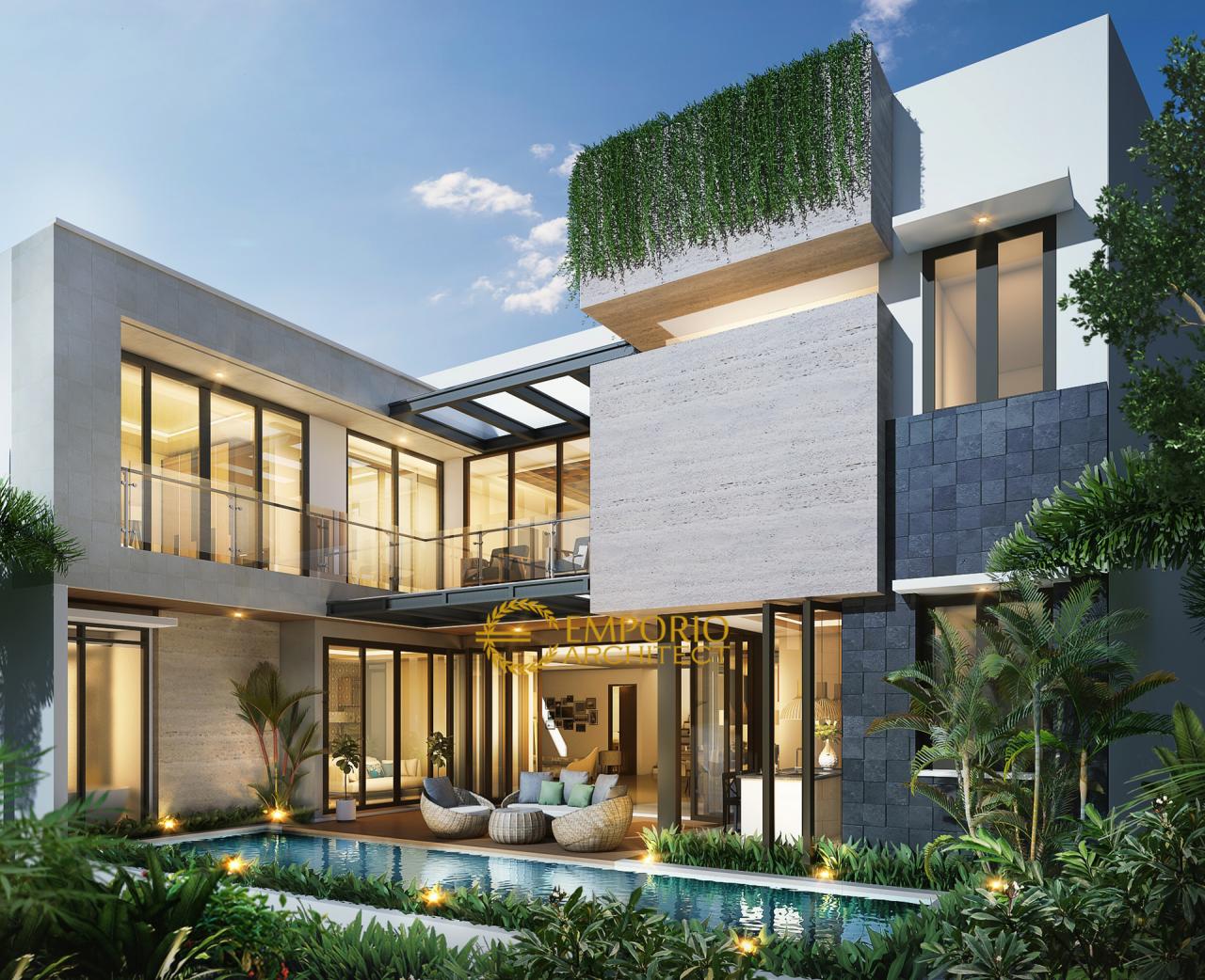 Desain Rumah Modern 2 Lantai Bapak Ahdianto di Jakarta 2