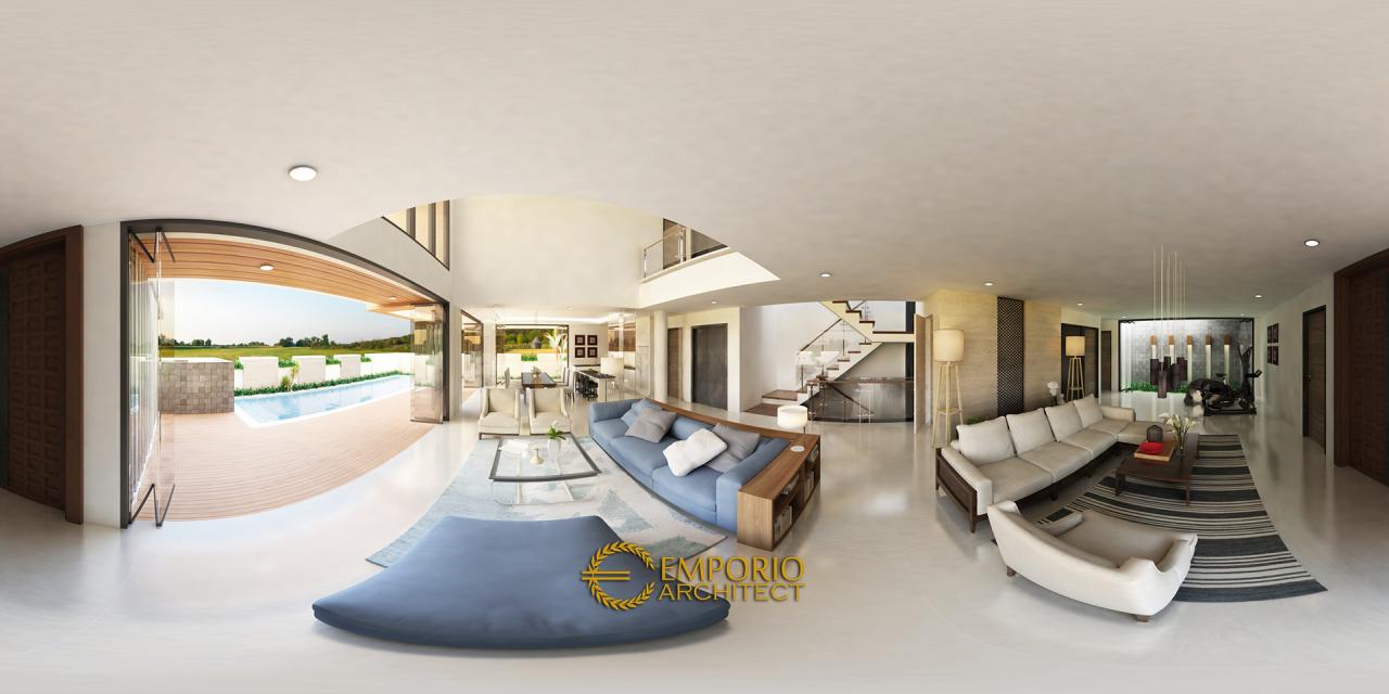 Desain Interior Rumah Modern 2 Lantai Bapak Alex II di Jakarta 3