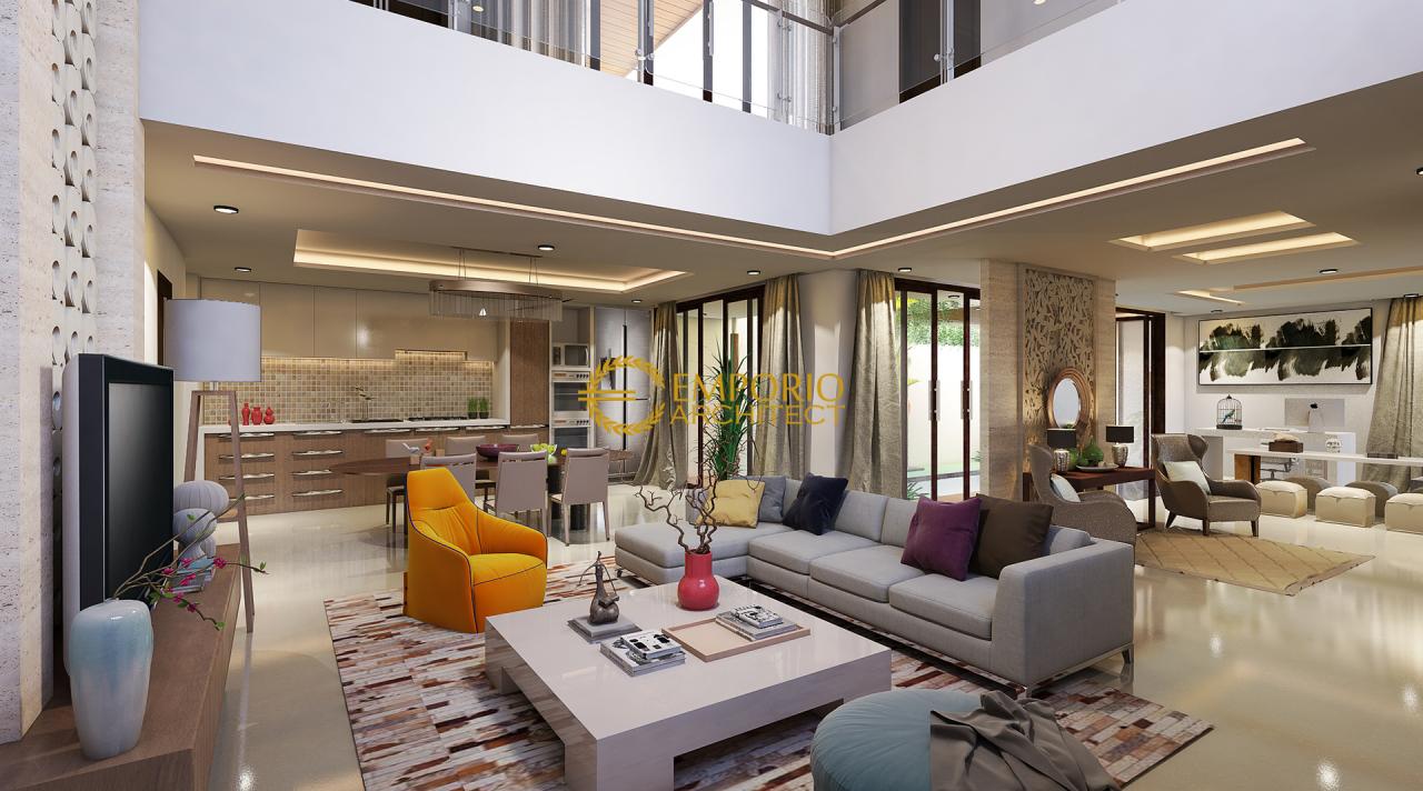 Desain Ruang Keluarga Rumah Bapak Anthon di Jakarta 3