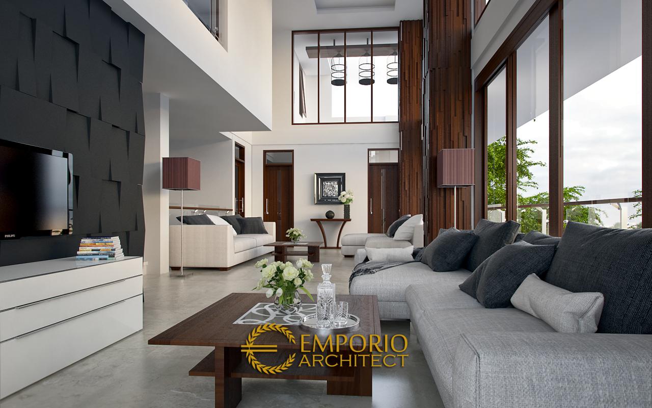 Desain Interior Rumah Villa Bali 3 Lantai Bapak Fahmi di Jakarta 2