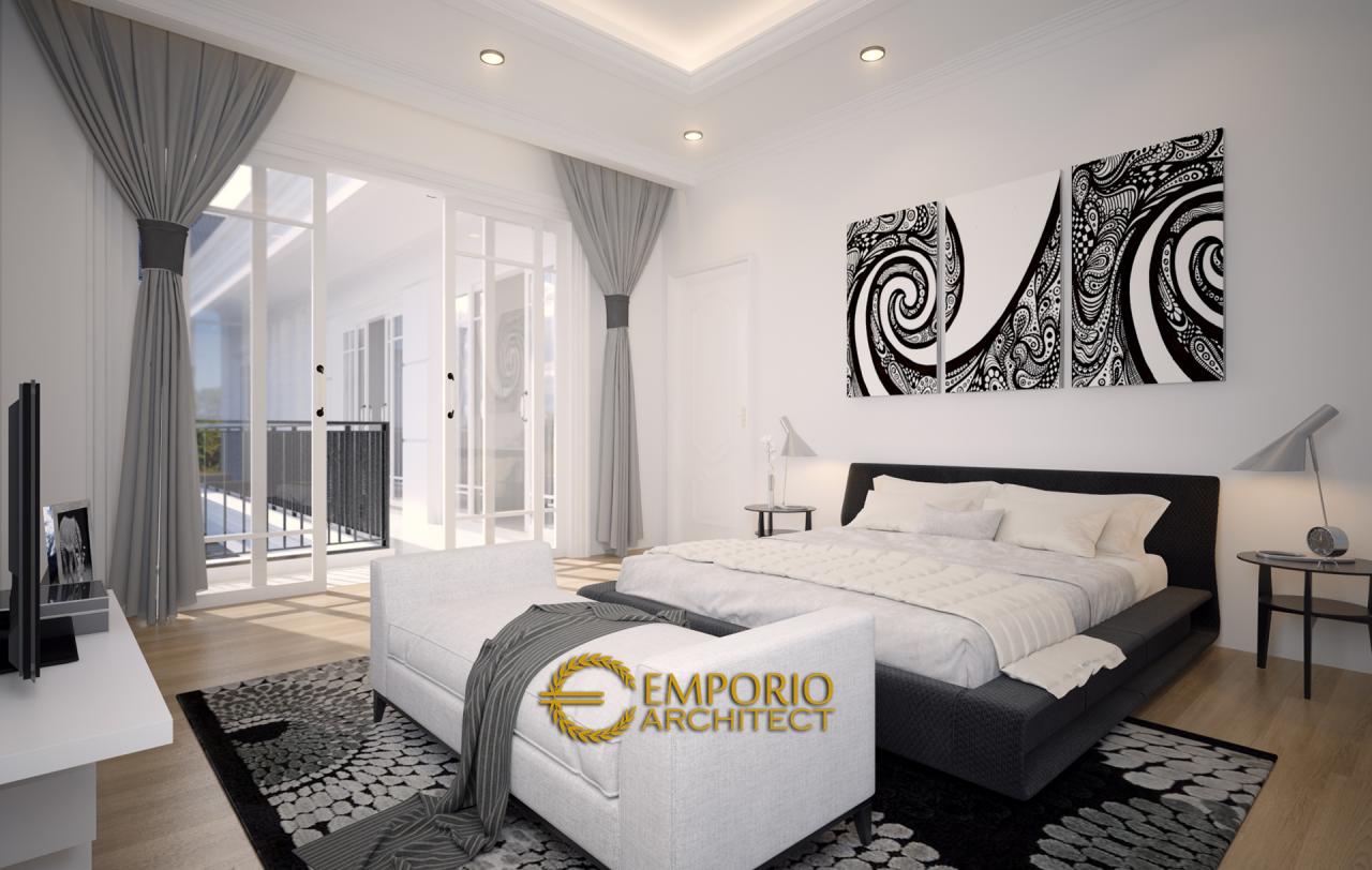 Desain Kamar Tidur Rumah Classic 2 Lantai Ibu NA di Jakarta 3