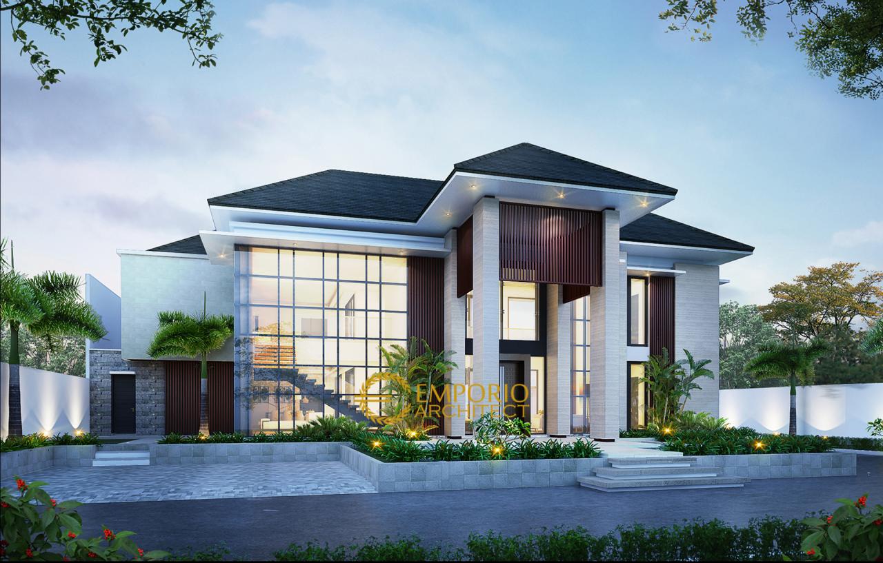 Desain Rumah Modern 2 Lantai Bapak Ngadiyono di Serang, Banten 2