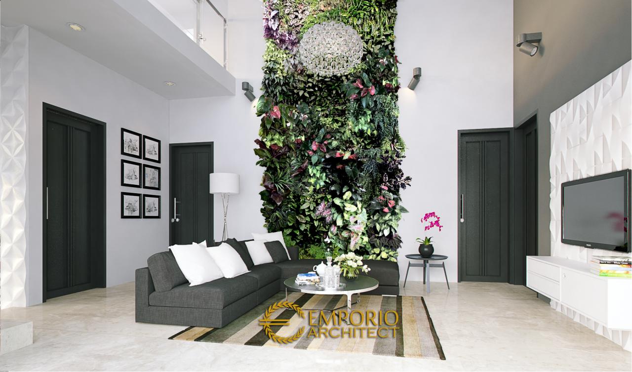 Desain Ruang Keluarga Rumah Modern 3 Lantai Bapak Rado di Jakarta 4
