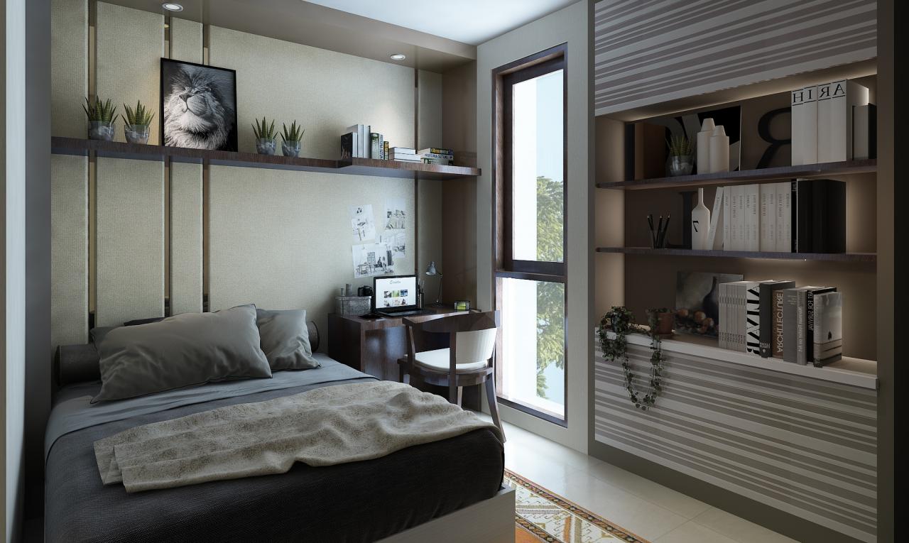 Desain Kamar Tidur Rumah Kos Modern 3 Lantai Bapak Saichu di Bandung 4