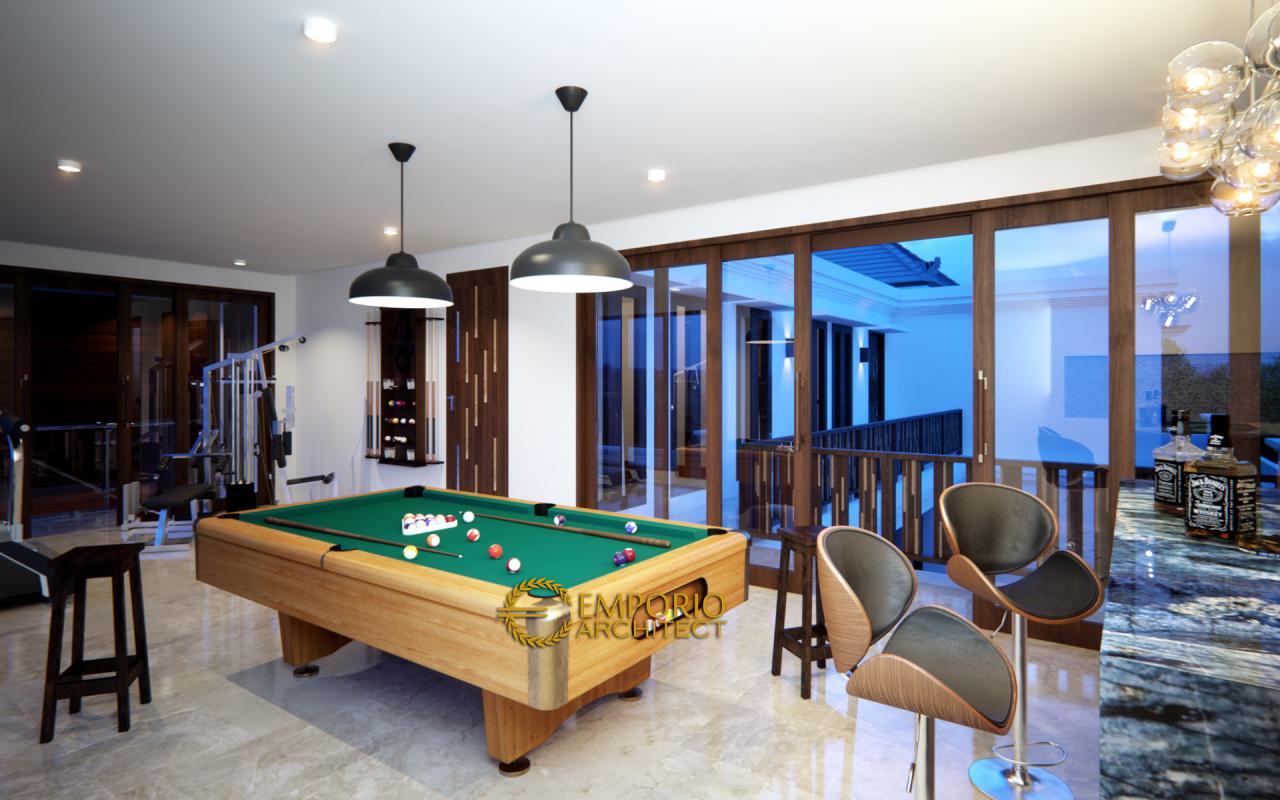 Desain Interior Rumah Villa Bali 2 Lantai Bapak Tantra di Medan 6