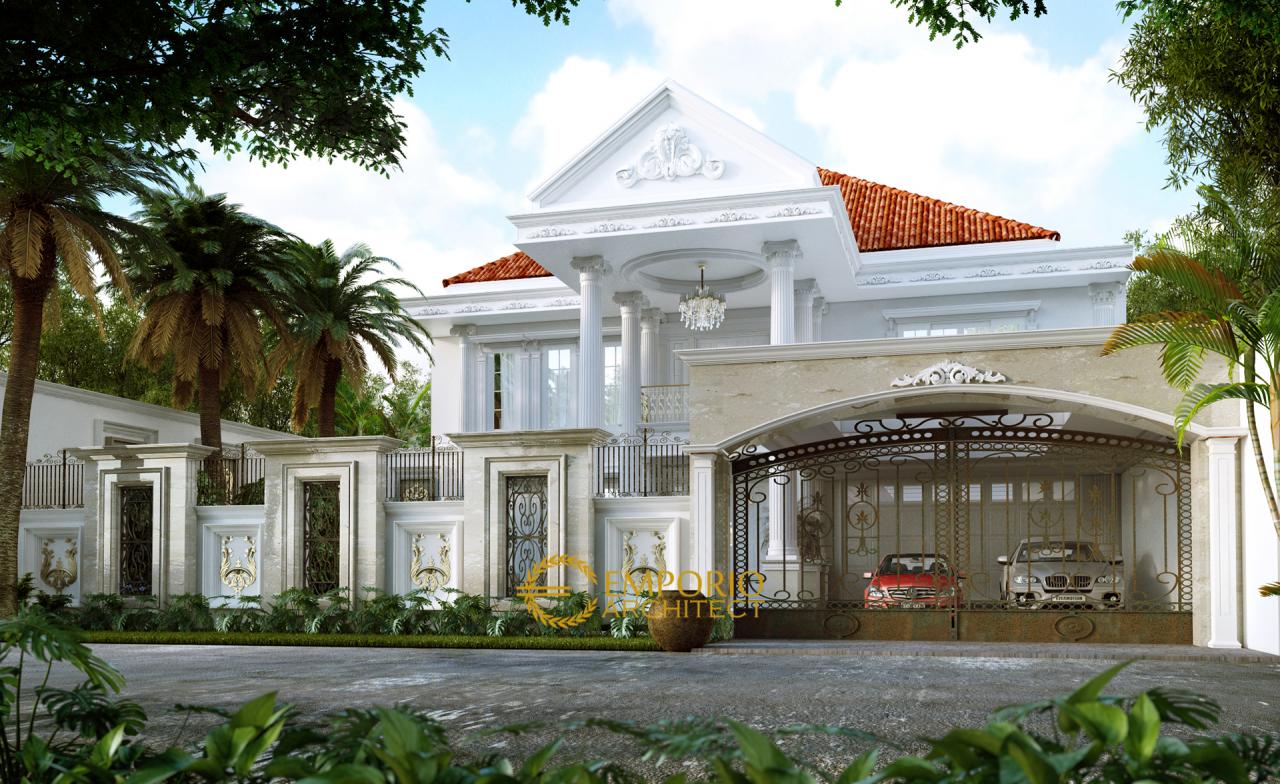 Desain Rumah Classic 2 Lantai Bapak Tono di Serang, Banten 2