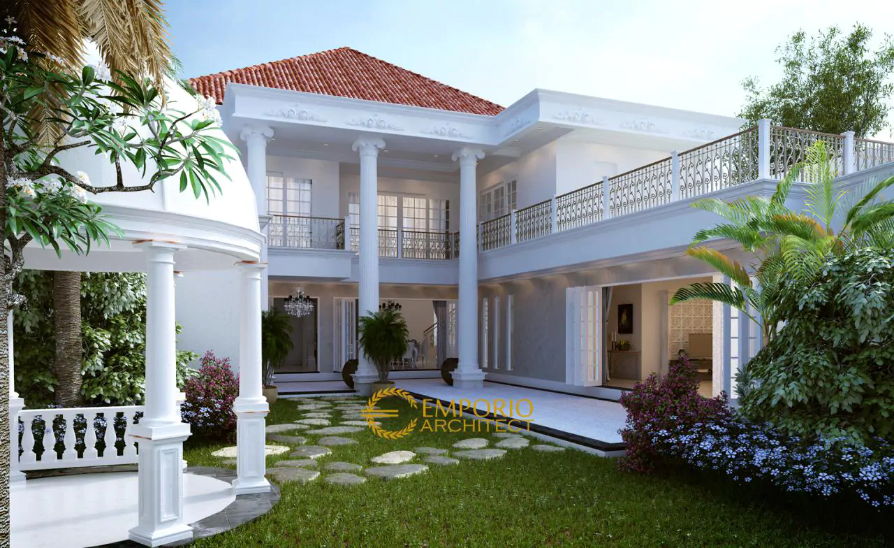 Desain Rumah Classic 2 Lantai Bapak Tono di Serang, Banten 7913