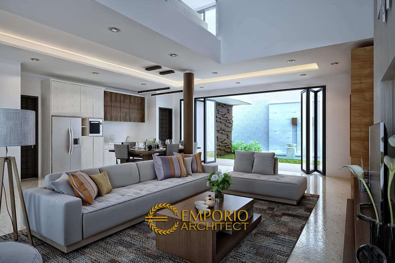 Desain Ruang Keluarga Rumah Modern 2 Lantai Bapak Toto di Kebayoran Baru, Jakarta Selatan 5