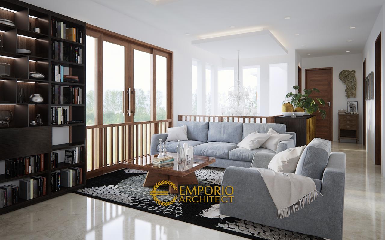 Desain Ruang Keluarga Rumah Villa Bali 2 Lantai Bapak Wartawan di Denpasar, Bali 3
