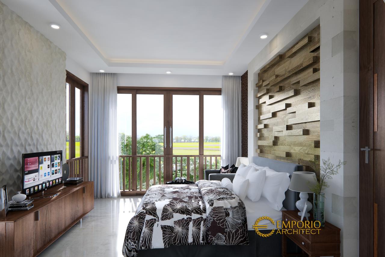 Desain Kamar Tidur Rumah Villa Bali 2 Lantai Bapak Yien di Karangasem, Bali 3