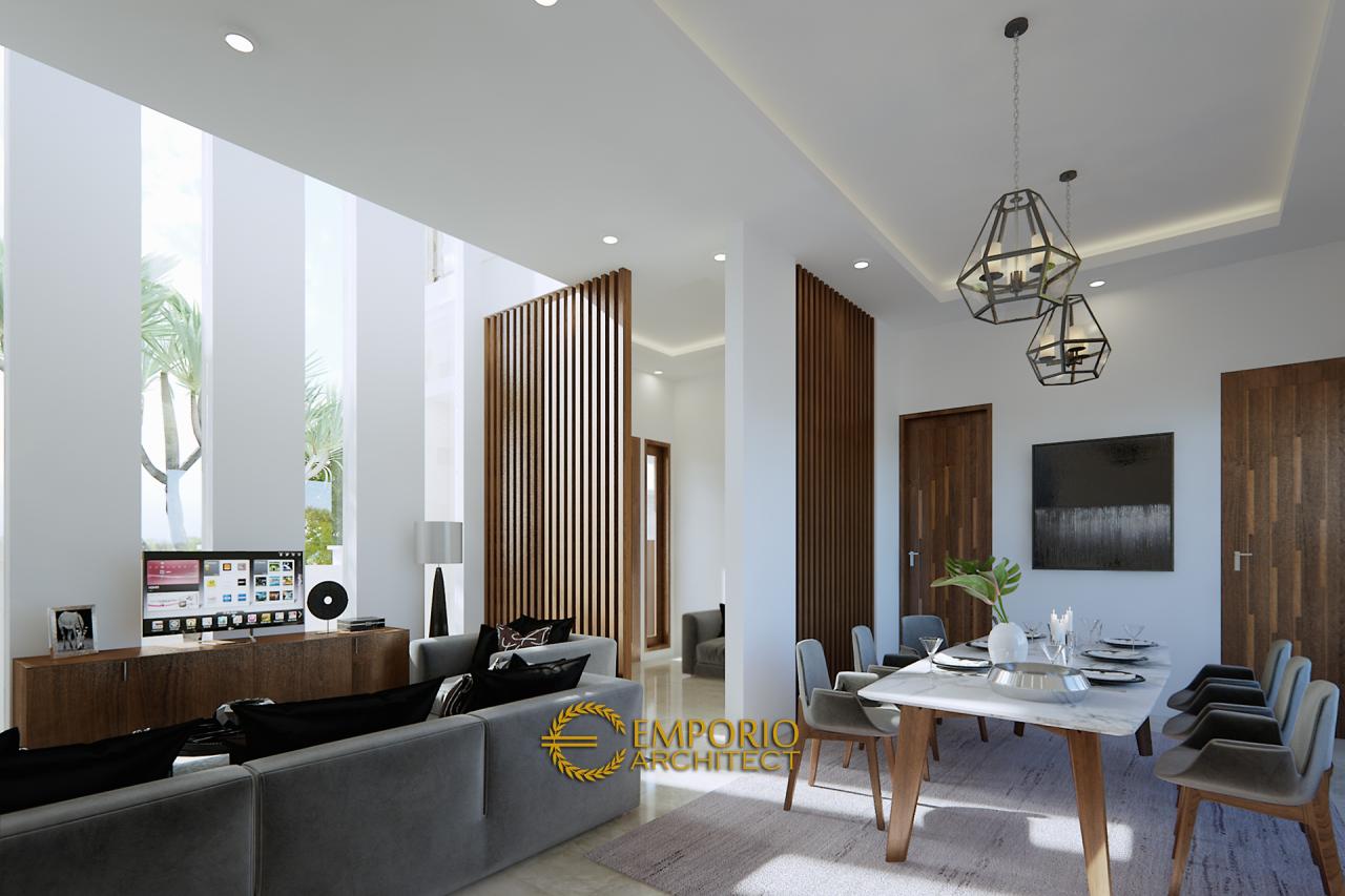 Desain Ruang Makan dan Ruang Keluarga Rumah Villa Bali 2 Lantai Bapak Yien di Karangasem, Bali 4