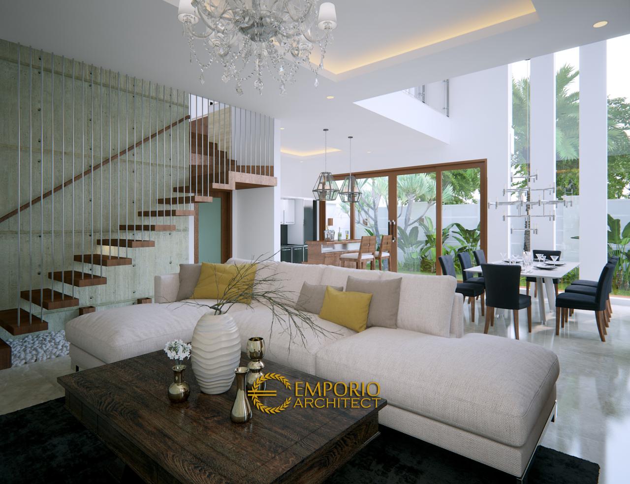 Desain Ruang Keluarga Rumah Villa Bali 2 Lantai Ibu Ani di Negara, Jembrana, Bali 2