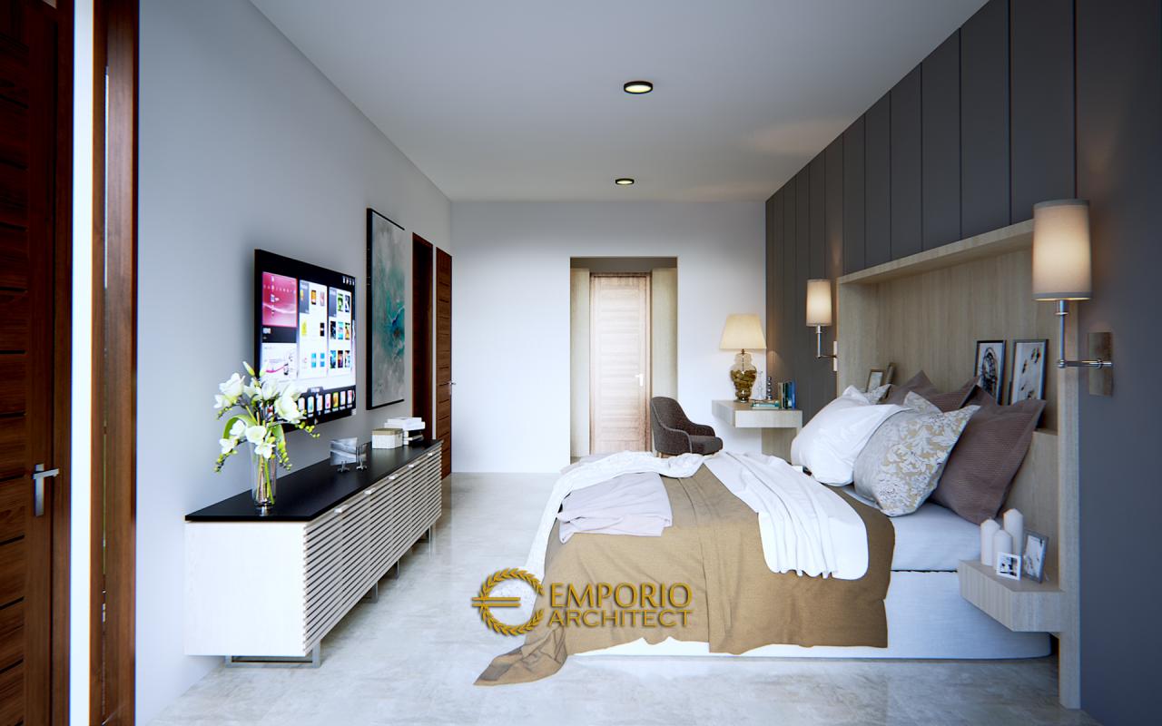 Desain Kamar Tidur Rumah Modern 3 Lantai Ibu Chris & Bapak Andrew di Jakarta 2