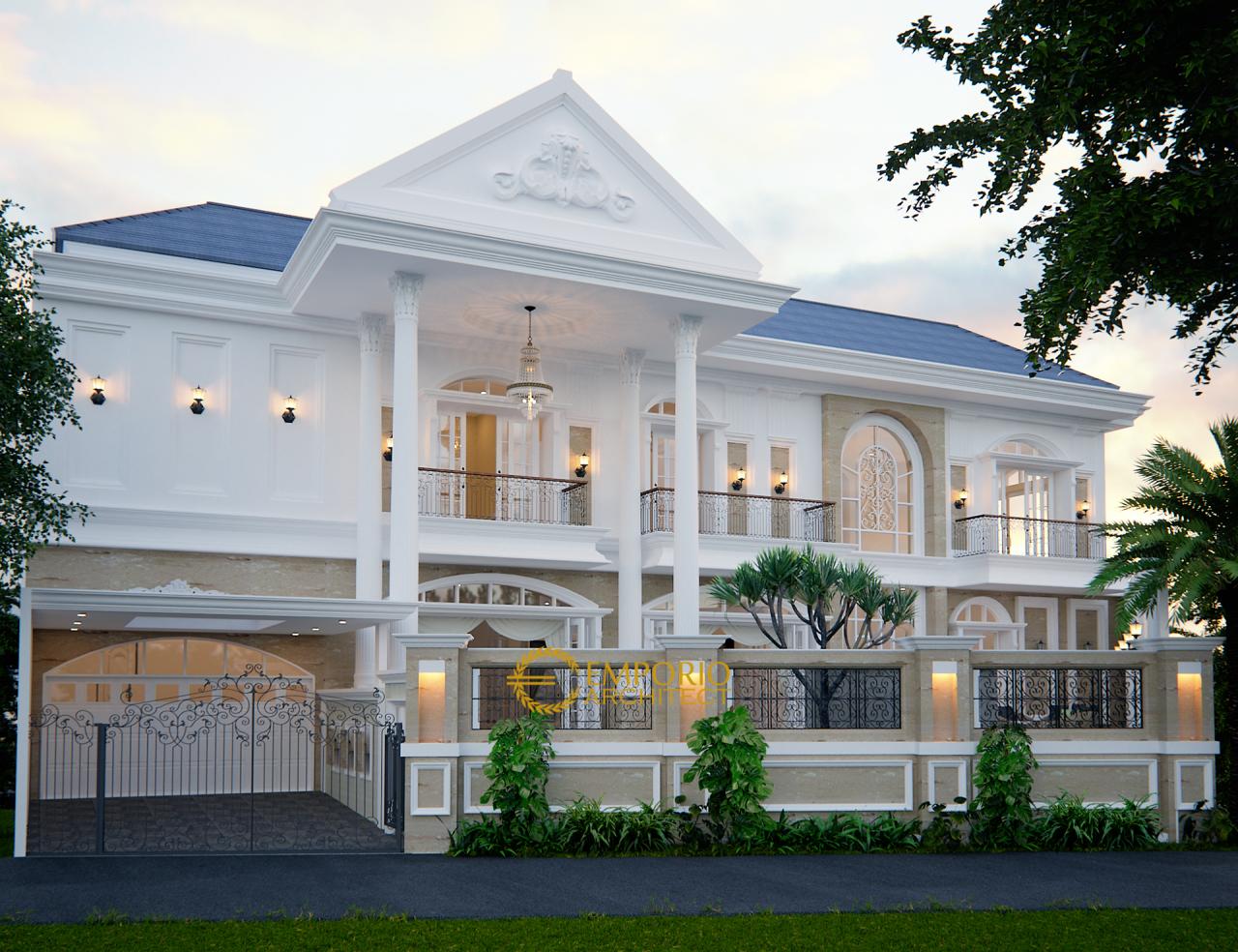 Desain Rumah Classic 2 Lantai Ibu Endang di Cibubur, Jakarta 2