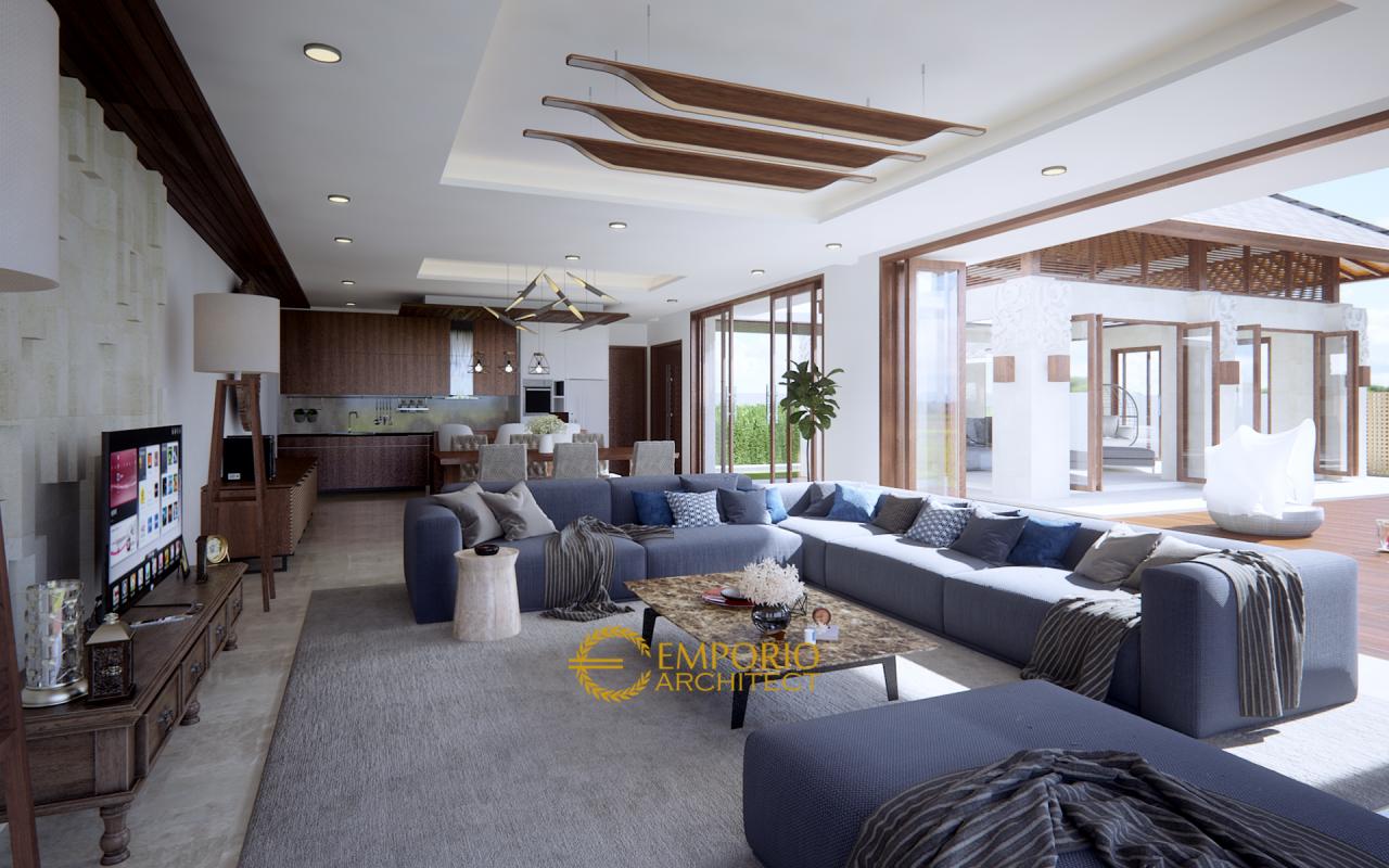 Desain Ruang Keluarga Rumah Ibu Heri di Pamulang, Tangerang Selatan 3