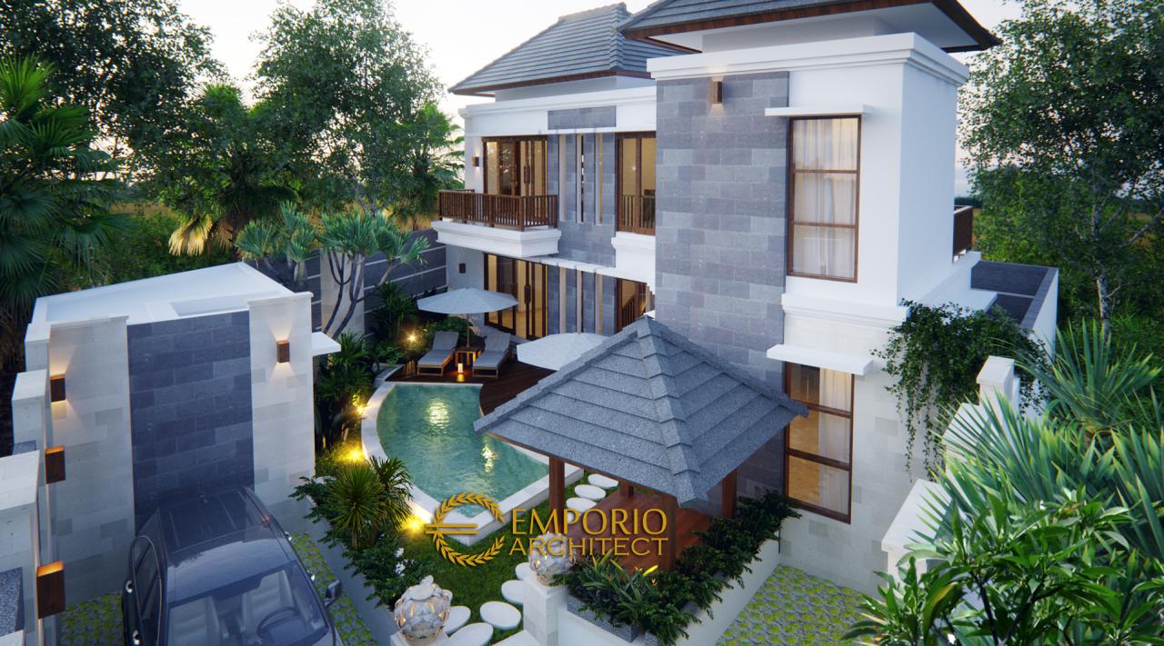 Desain Exterior 1 Villa Style Villa Bali 2 Lantai Bapak Mayor di Jimbaran, Bali 1