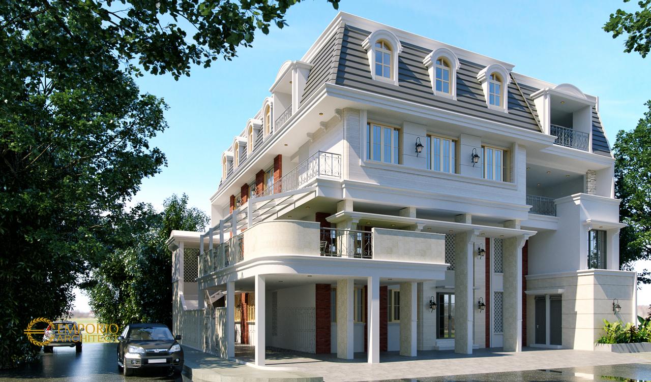 Desain Tampak Depan 4 Kost Hook Unik 4 Lantai Bapak Emil di Jakarta 5