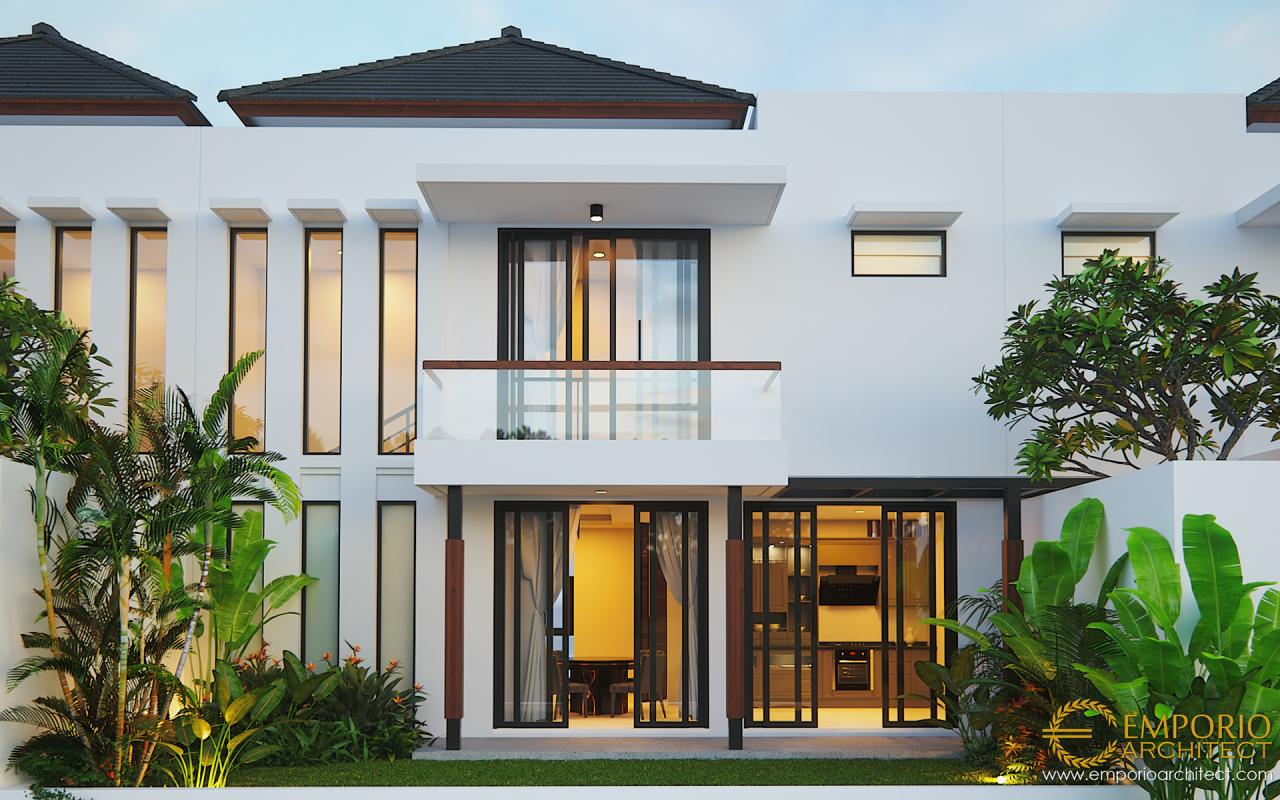 Desain Exterior 2 Perumahan Modern 2 Lantai Arya Green Simatupang Type B di Jakarta 2