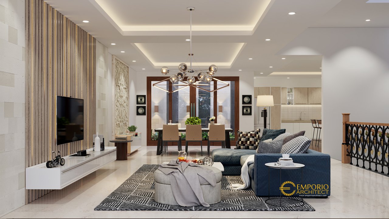 Desain Ruang Keluarga Rumah Bapak Dedy di Jakarta 5
