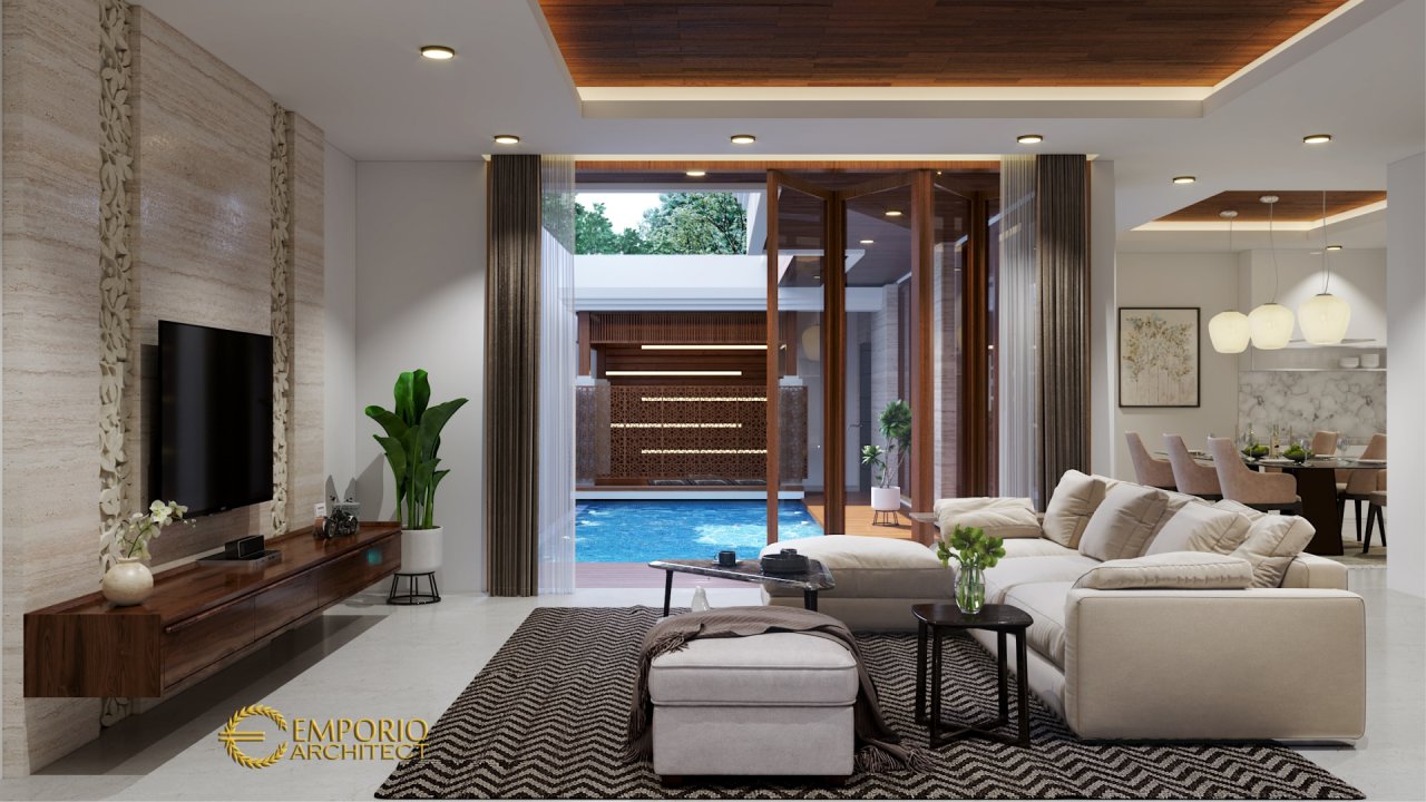 Desain Ruang Keluarga Rumah Bapak Henry di Jakarta 3