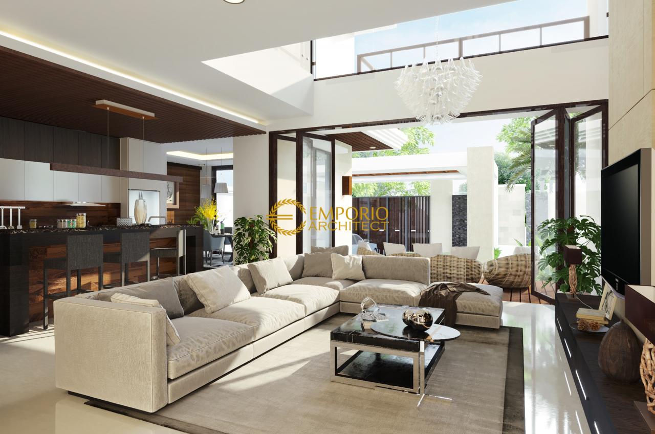 Desain Ruang Keluarga Rumah Bapak Ismail di Jakarta 3