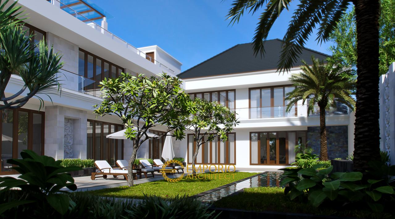 Desain Rumah Villa Bali 2 Lantai Bapak Martinus di Jakarta 2