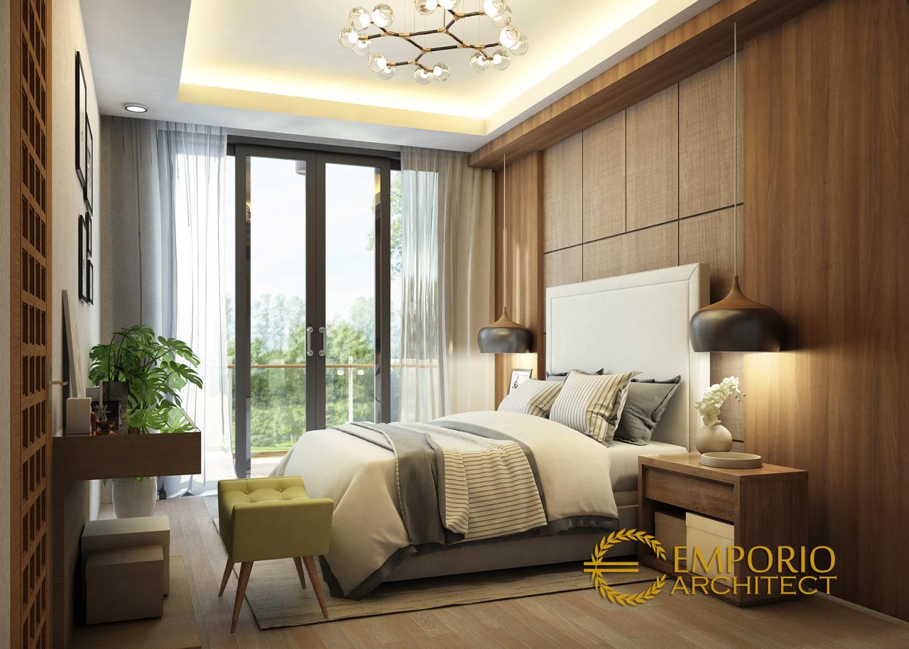 Desain Kamar Tidur Rumah Modern 2 Lantai Bapak Sadeko di Jakarta 3