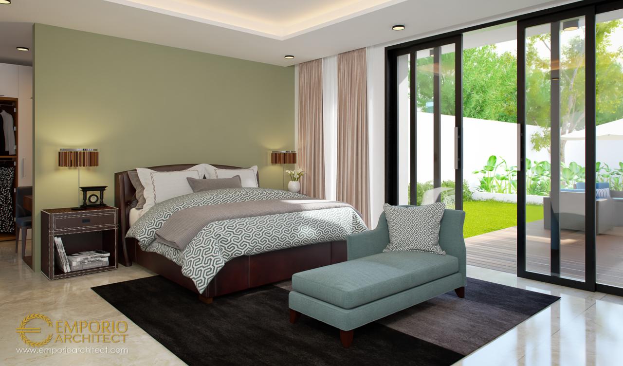 Desain Kamar Tidur Rumah Modern 2 Lantai Ibu Noni di Jakarta 4