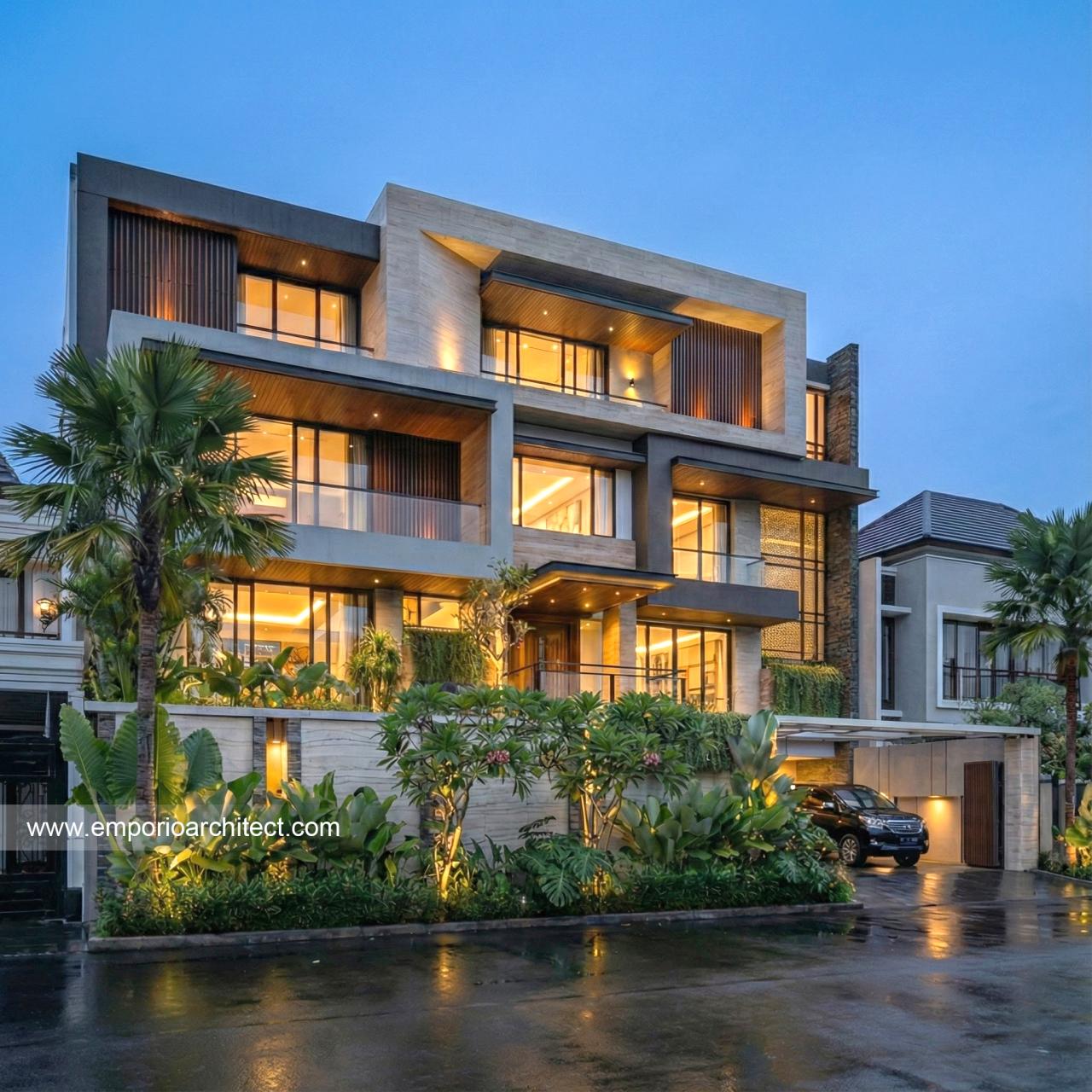 Image Mrs. ST Modern House 4 Floors Design - Jakarta