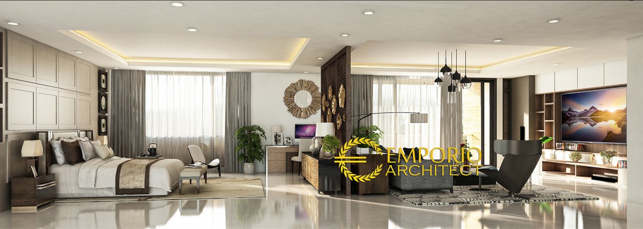 Desain Kamar Tidur Rumah Ibu Suwaty di Jakarta 6